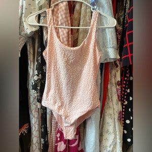 ONIA pink cheetah one piece